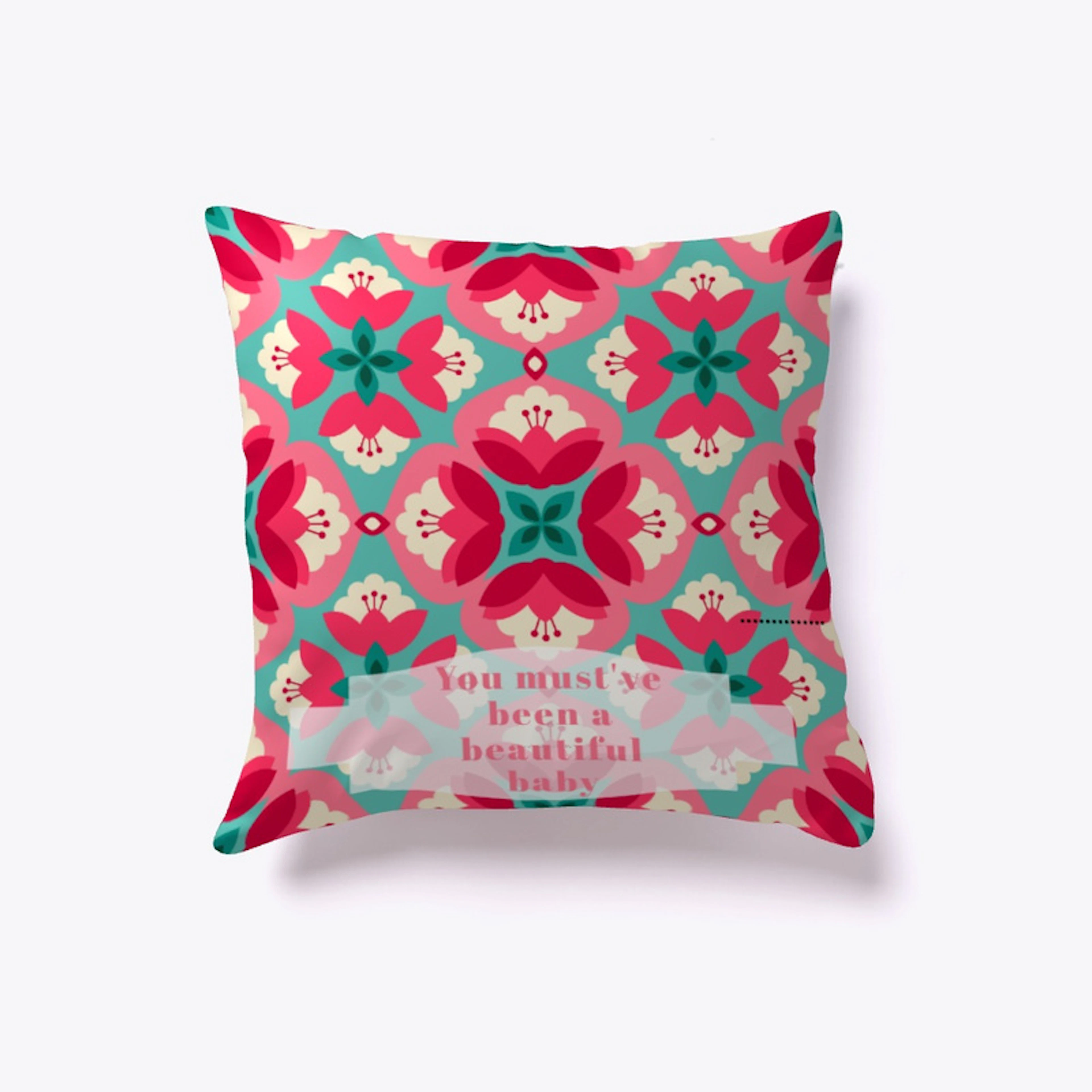 Decorative inspiring pillow